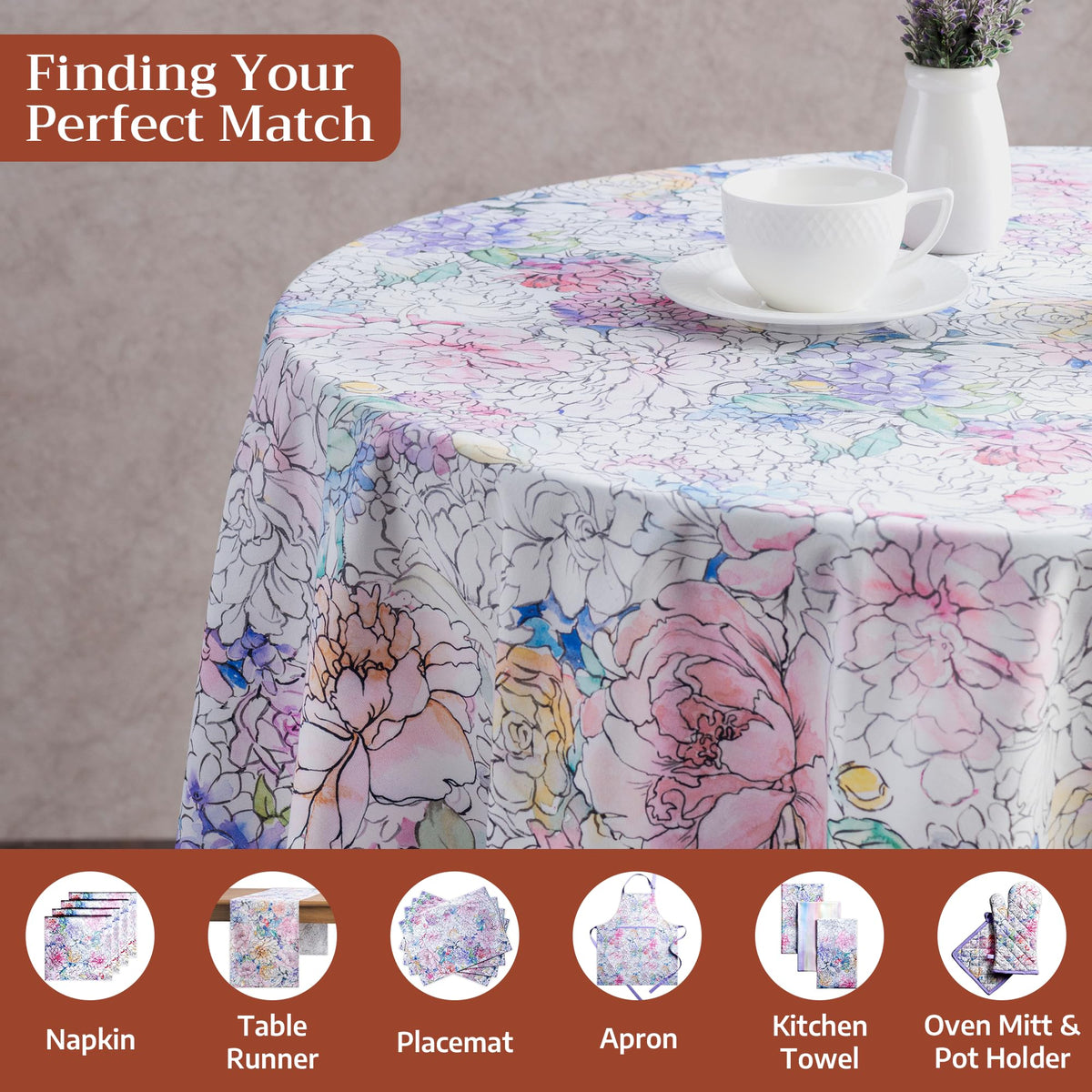 Floral Love Tablecloths