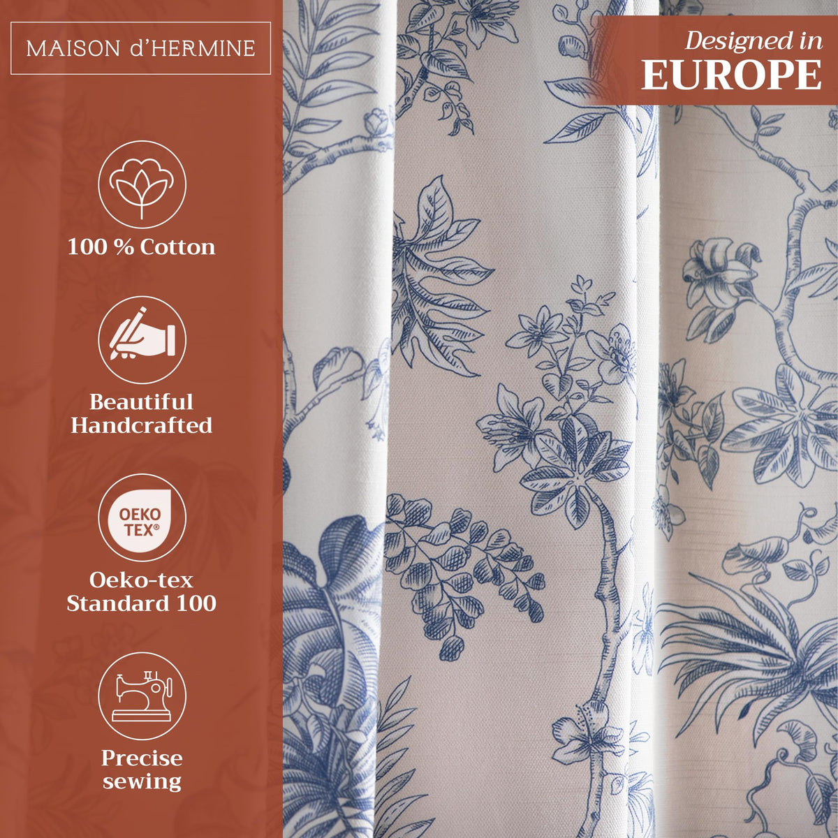 Jouy Paradise Curtains