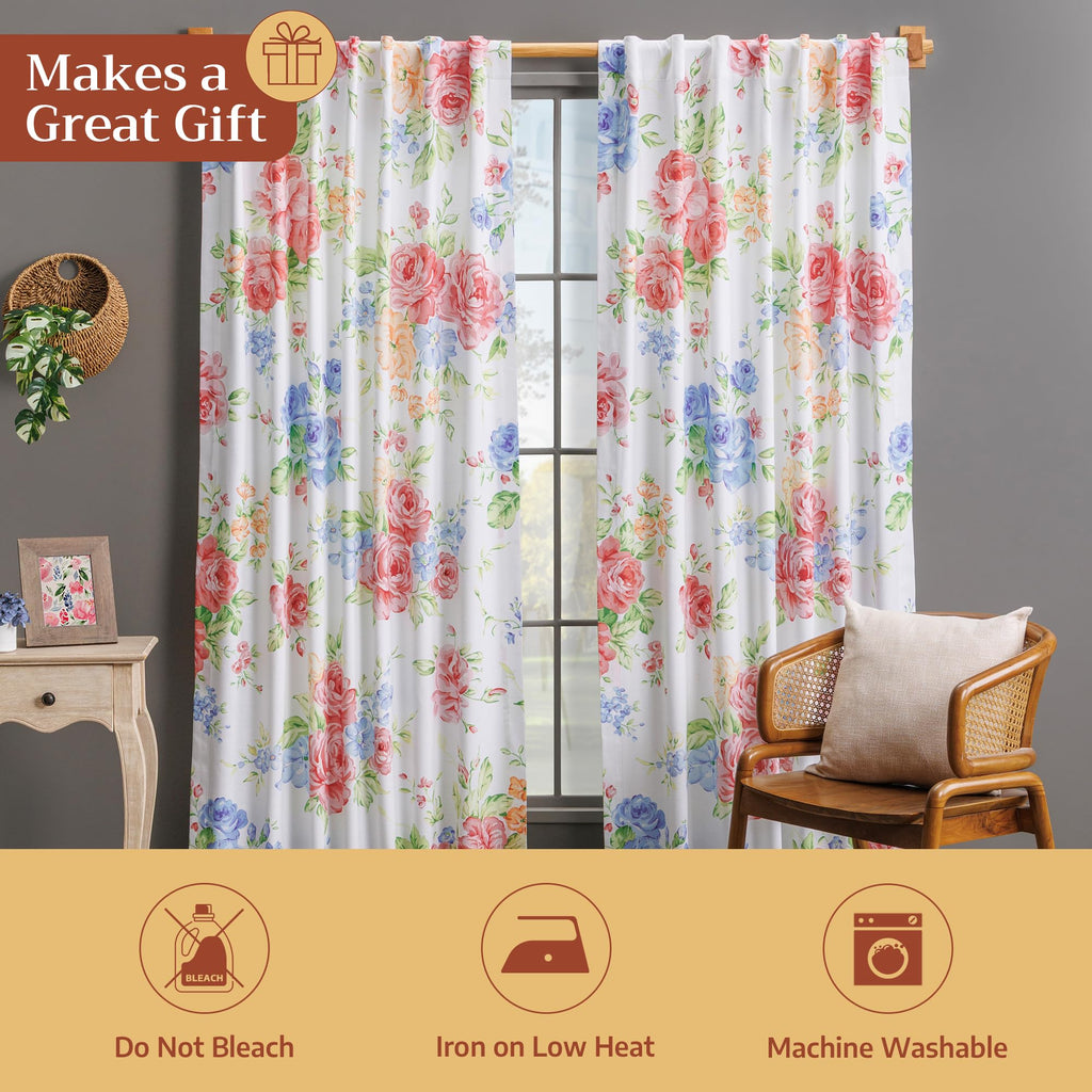 Vintage Floral Curtains