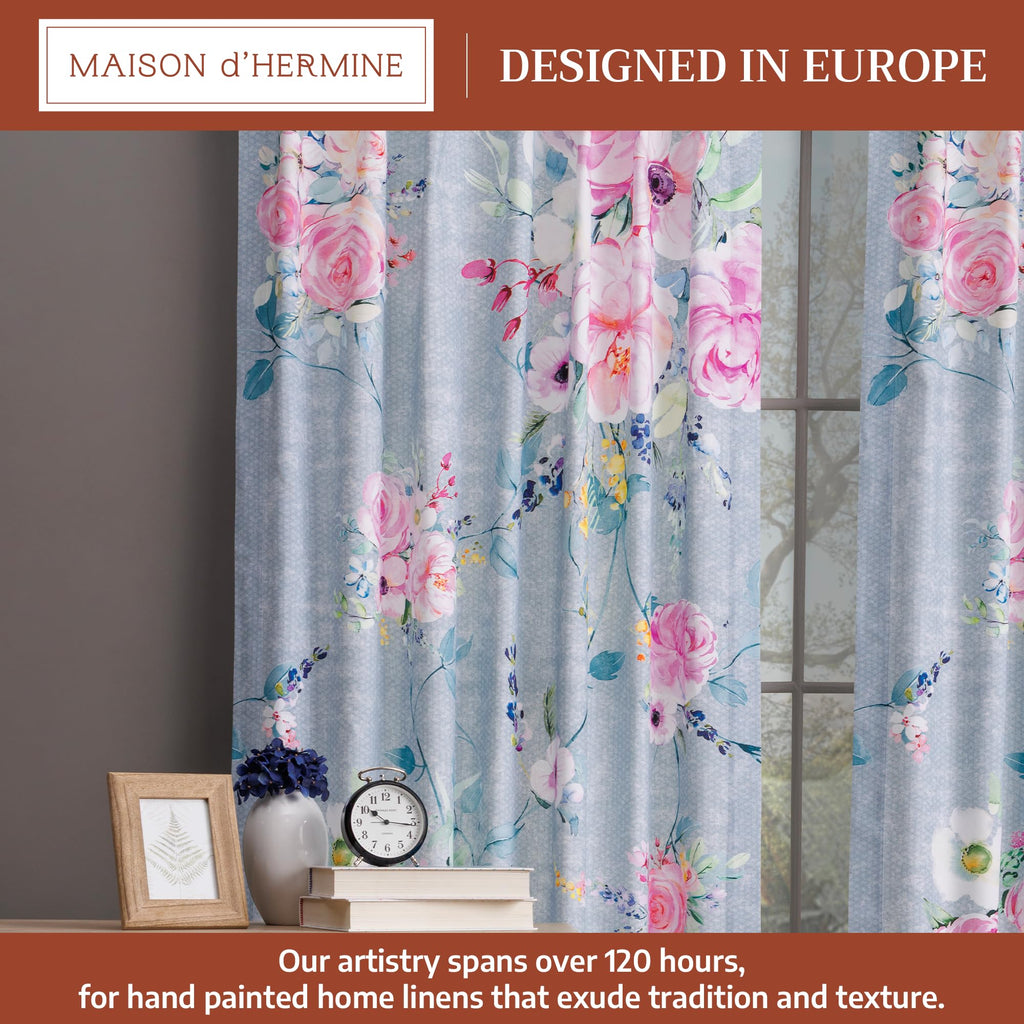 Sweet Rose Lavender Curtains
