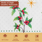 Poinsettia Christmas Tablecloths