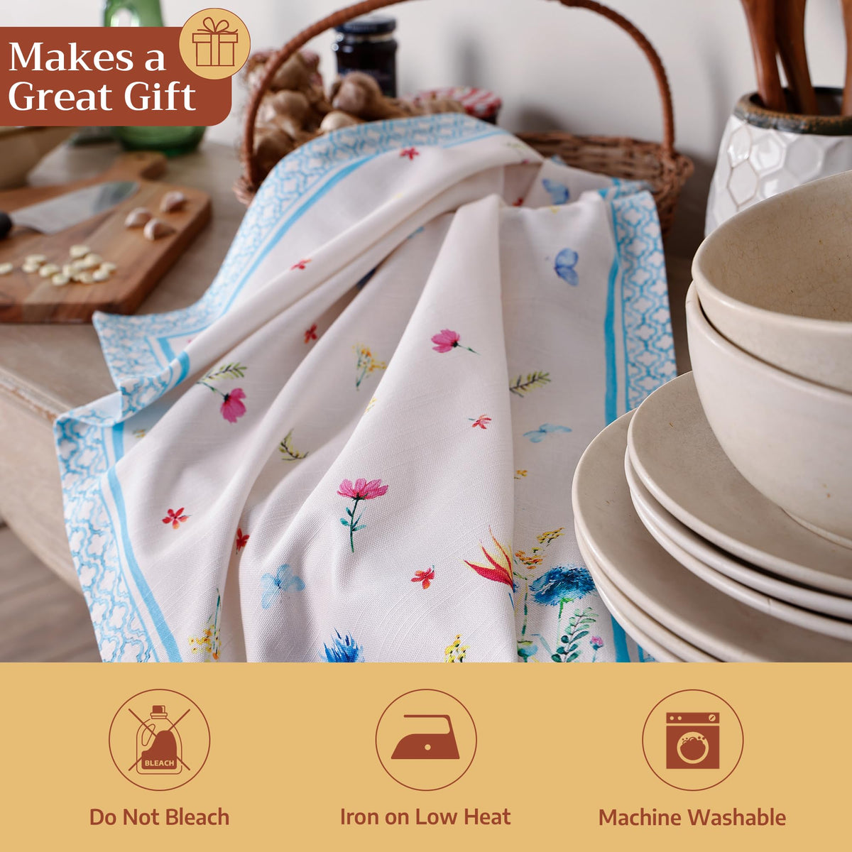 Flower In The Field Kitchen Towels