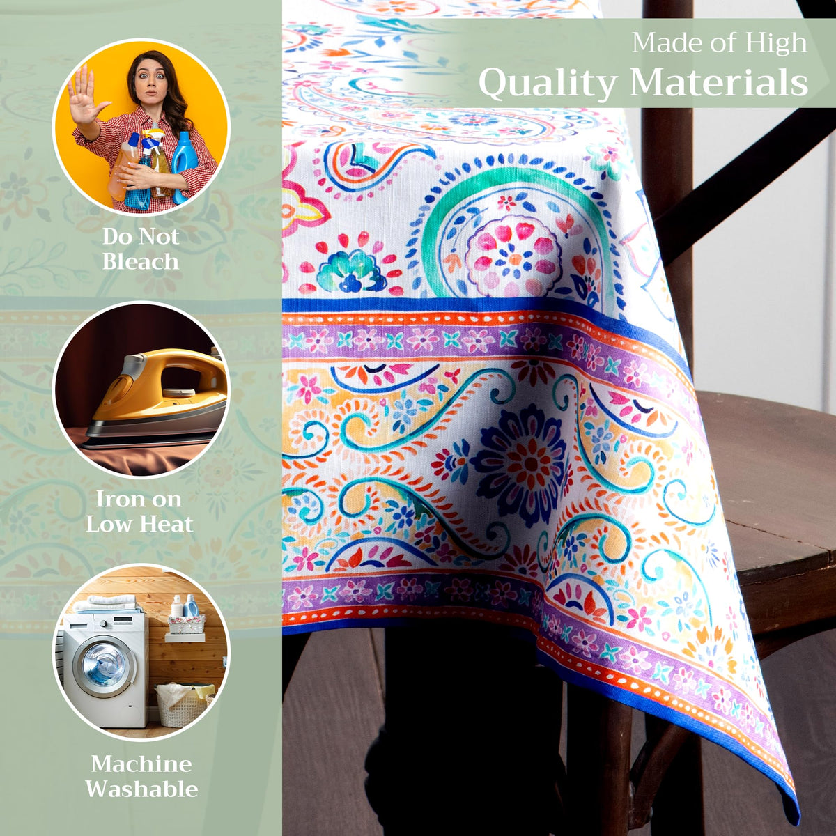 Indian Floral Tablecloths