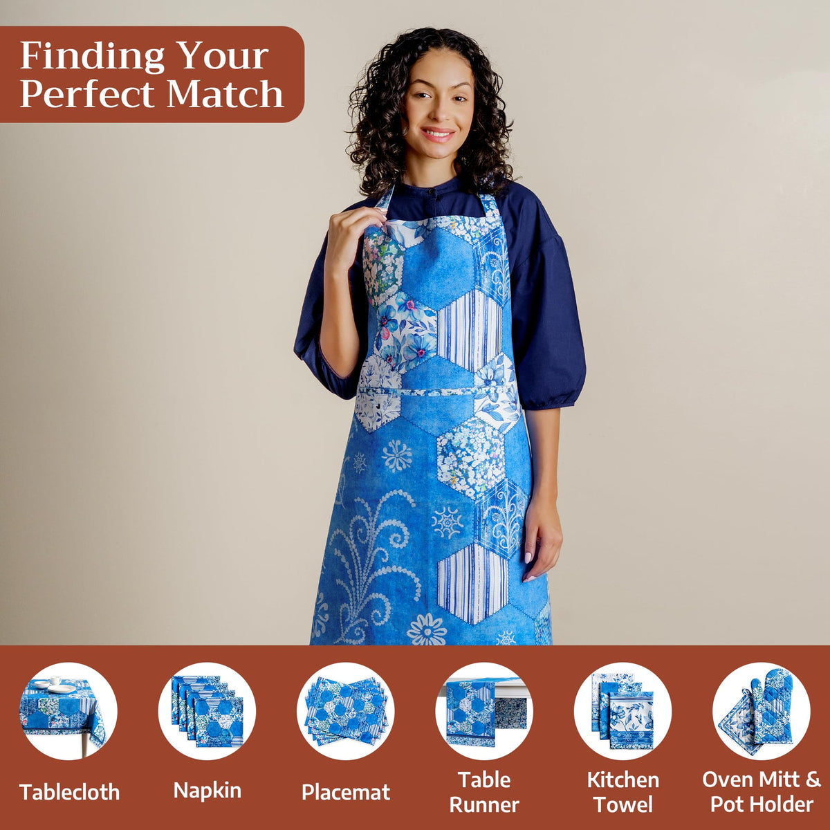 Summer Blues Apron