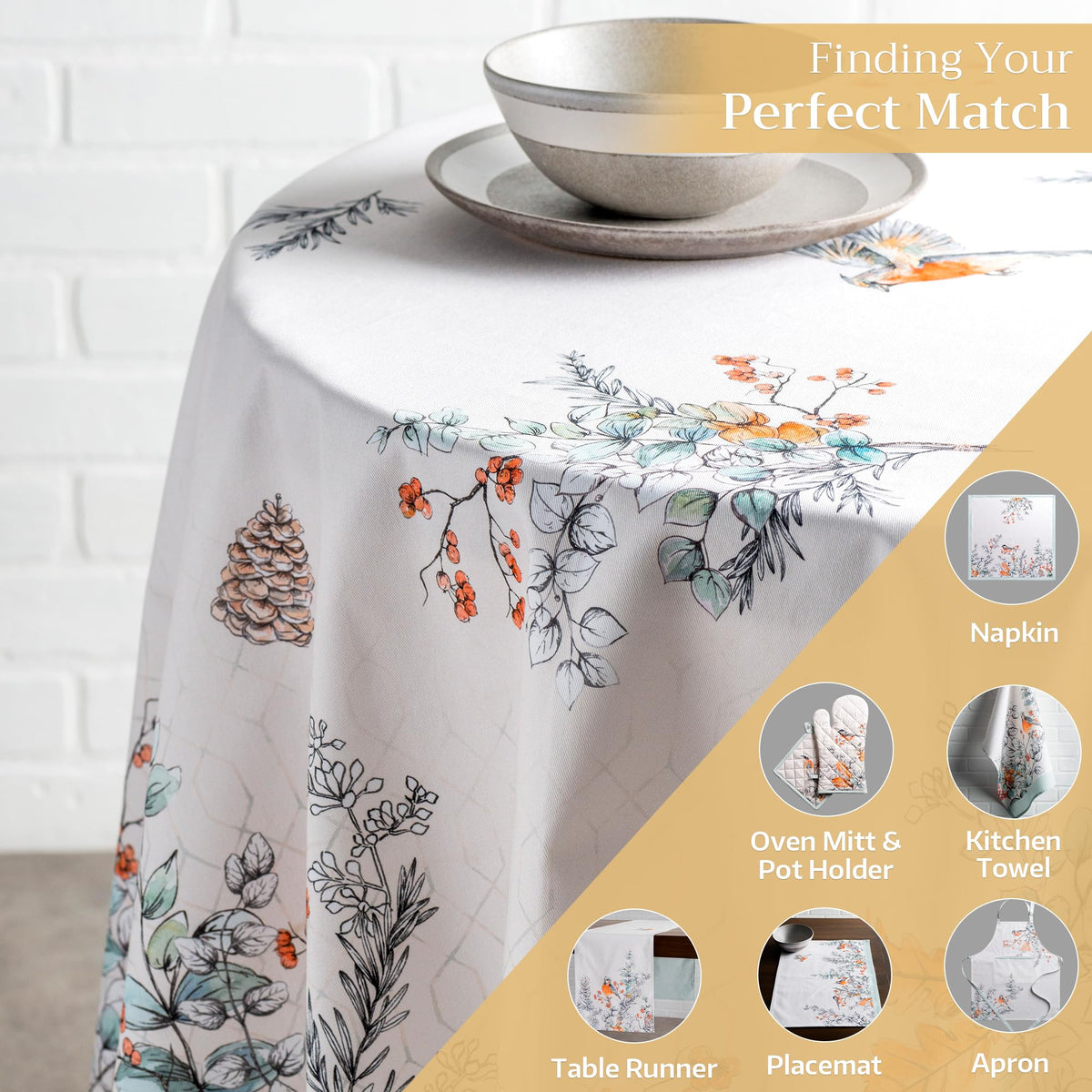 Whitish Shabby Chique Tablecloths