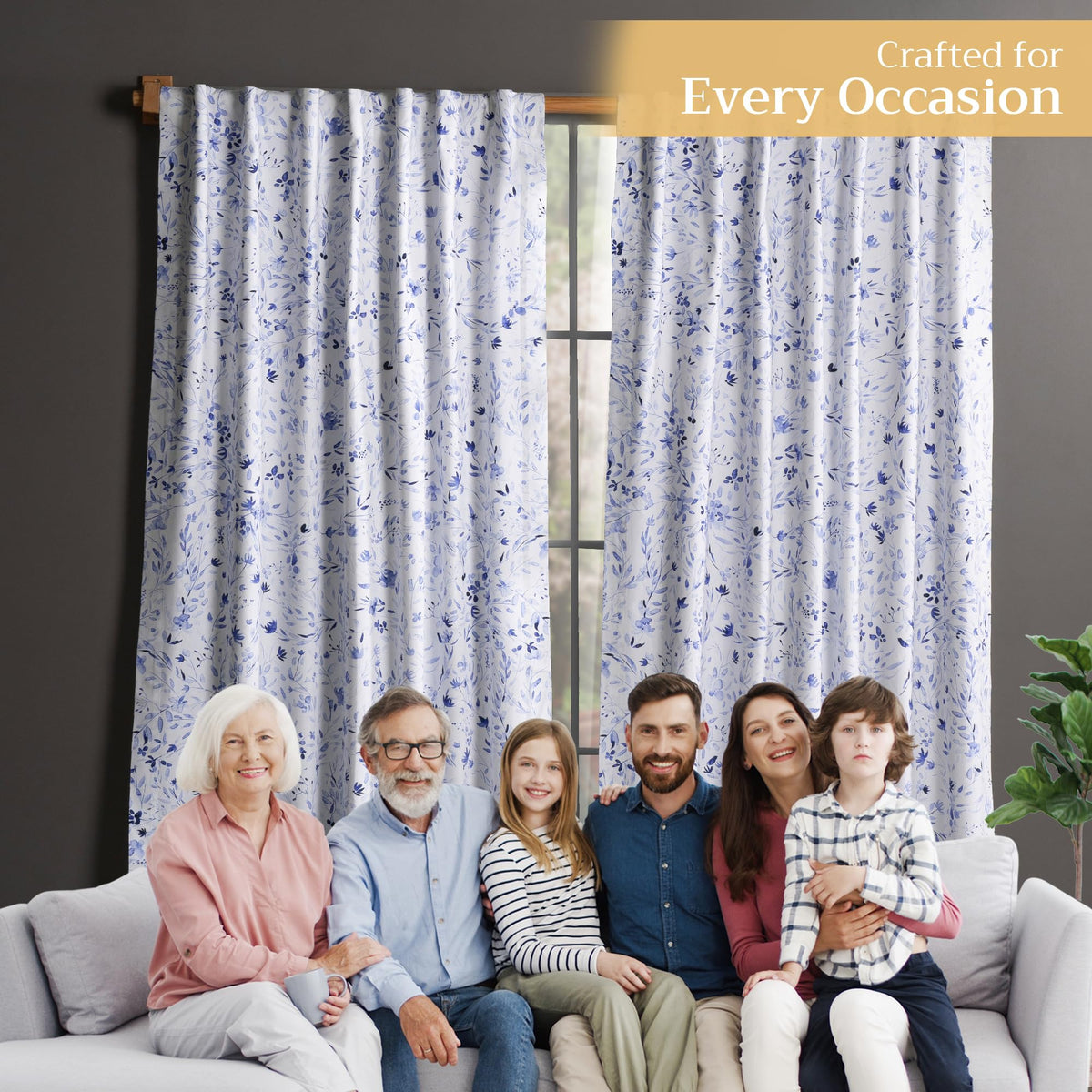 Summer Blues Curtains