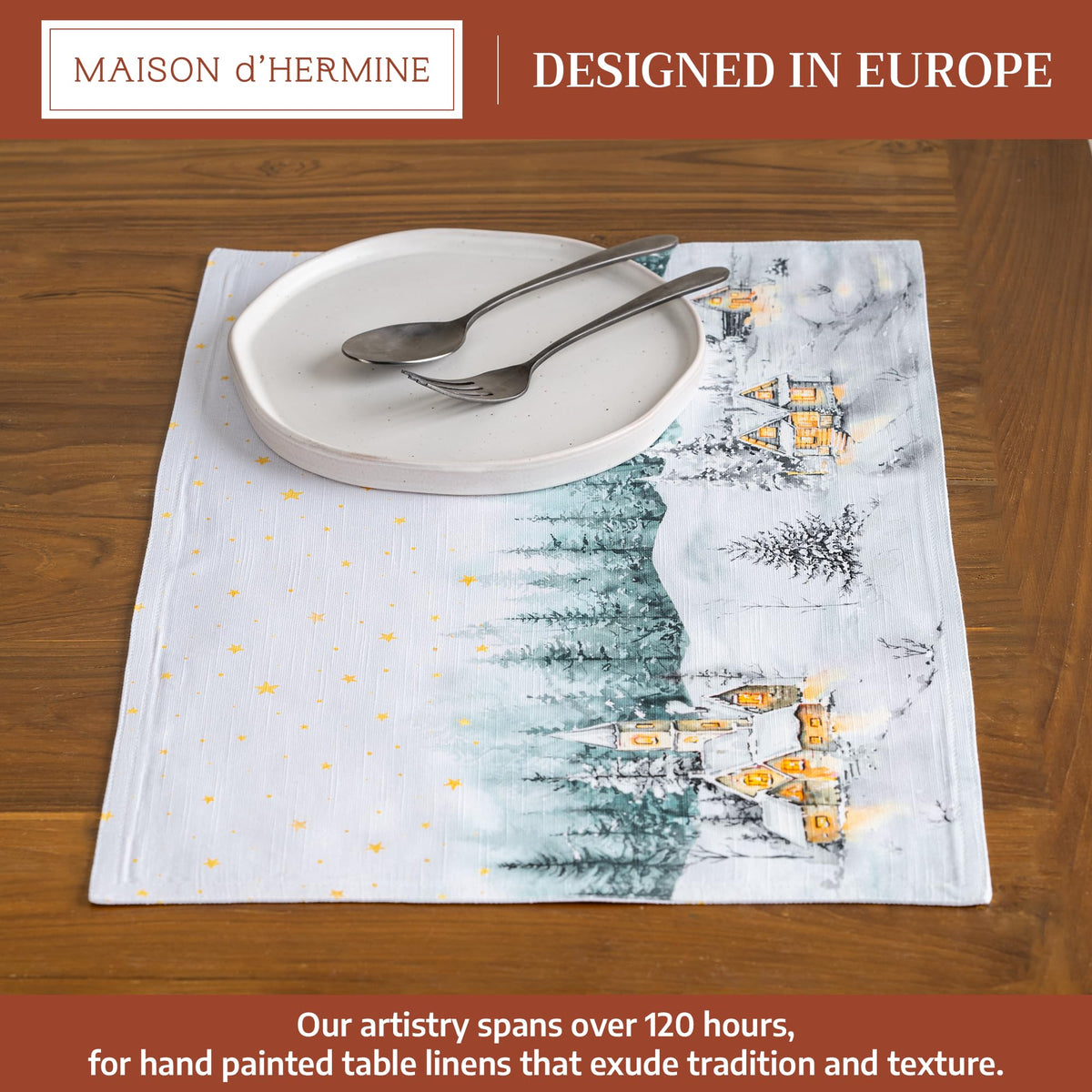 Neige de noel Placemats
