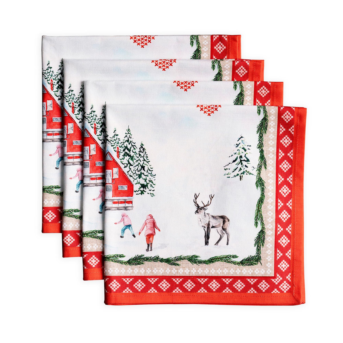 Rural Christmas Napkins