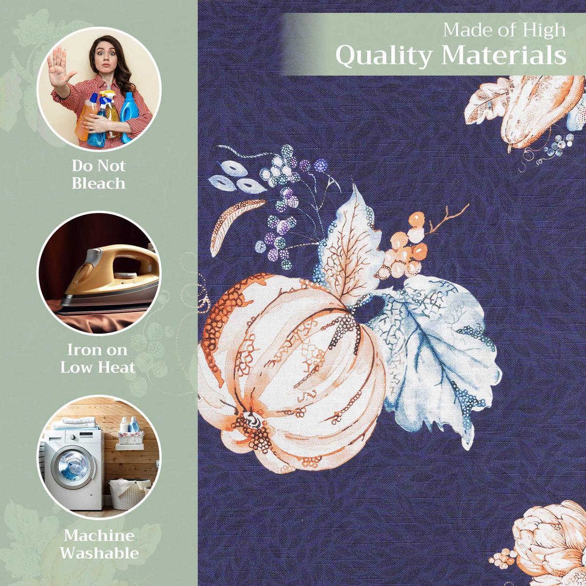 Pumpkin Blues Napkins