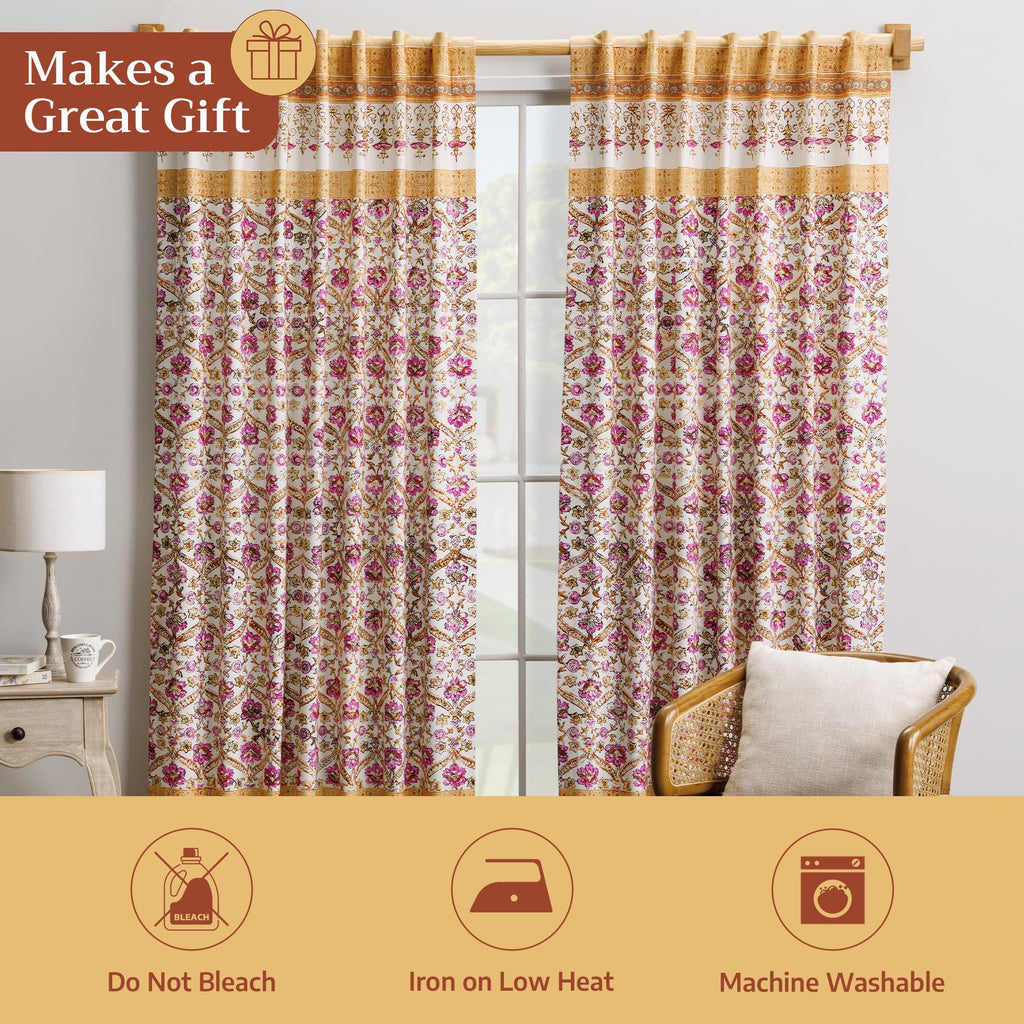 Loriol (Block) Curtains