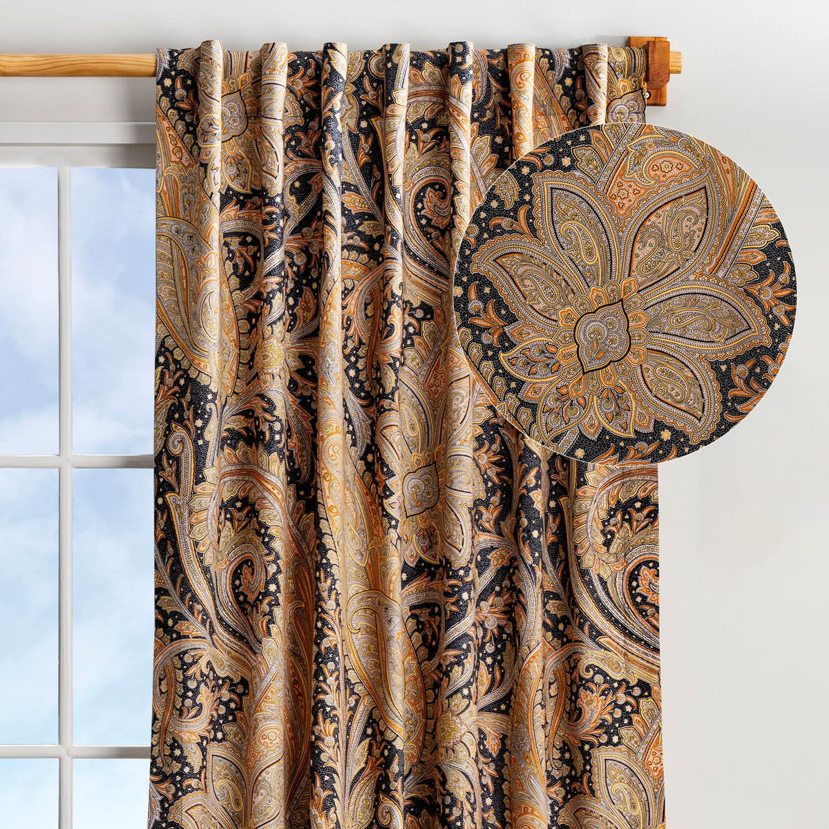 Kashmir Paisley Curtains