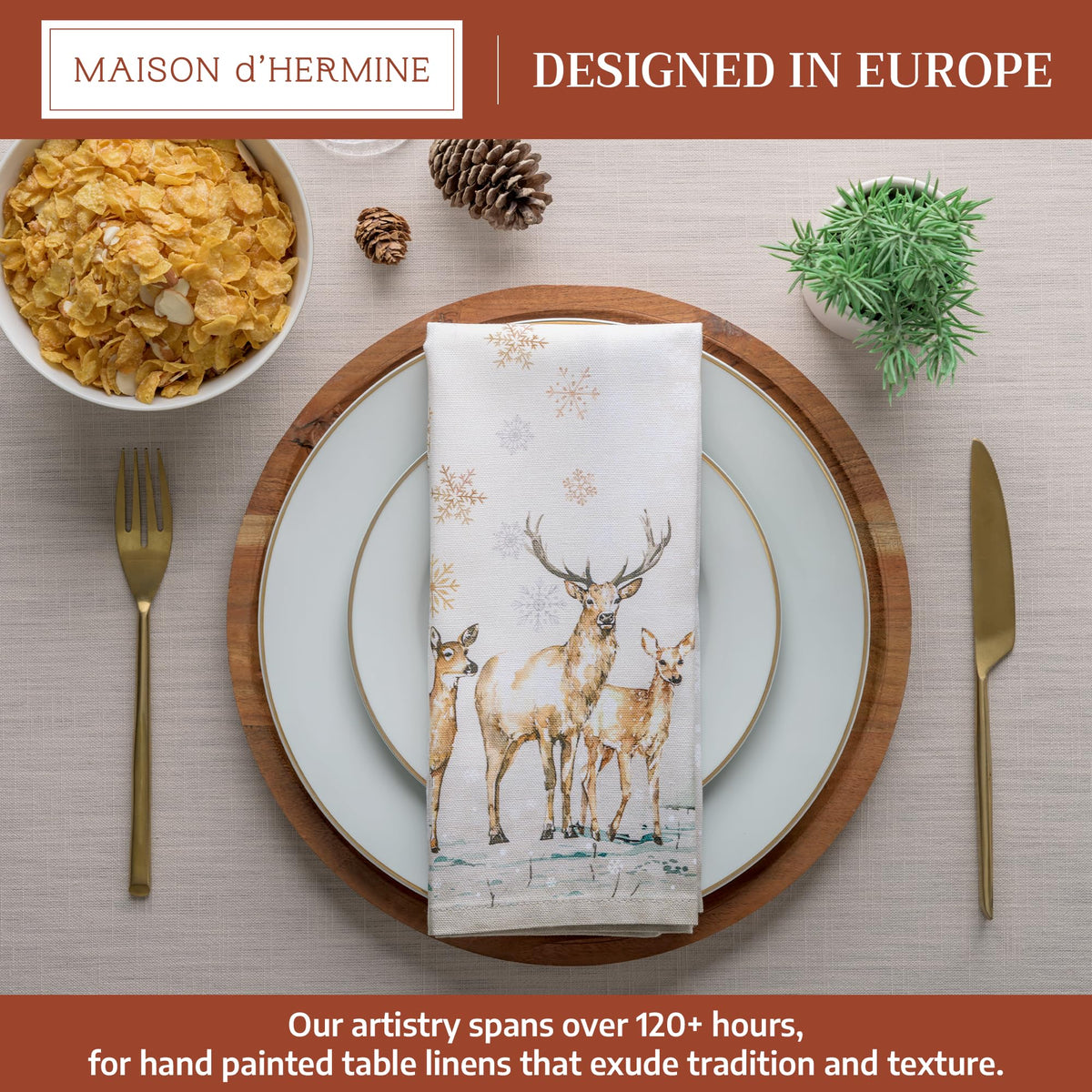Deer In The Woods Napkins