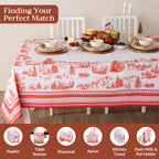 Winter Jouy Tablecloths