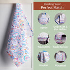 Indian Floral Kitchen Towels