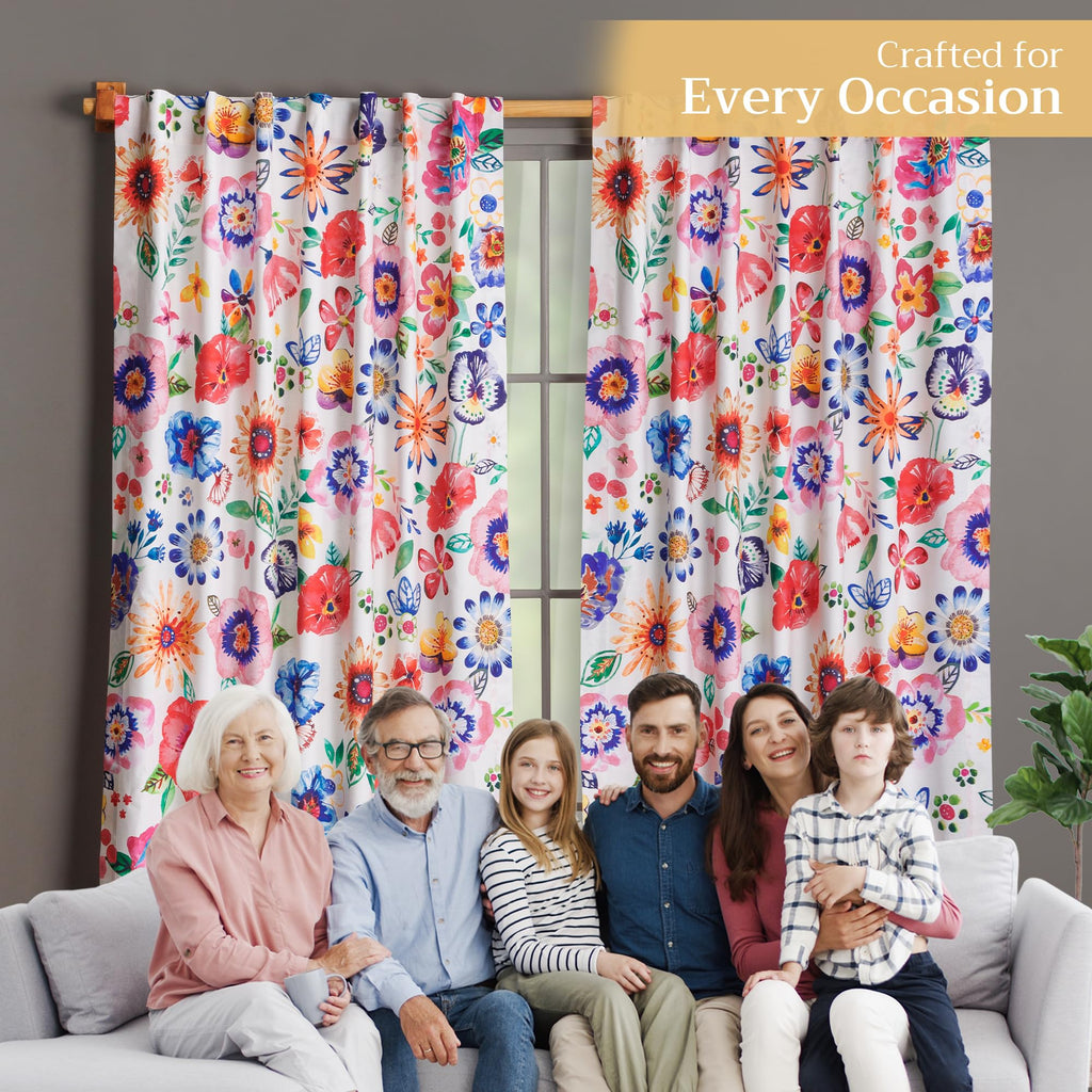 Happy Florals Curtains