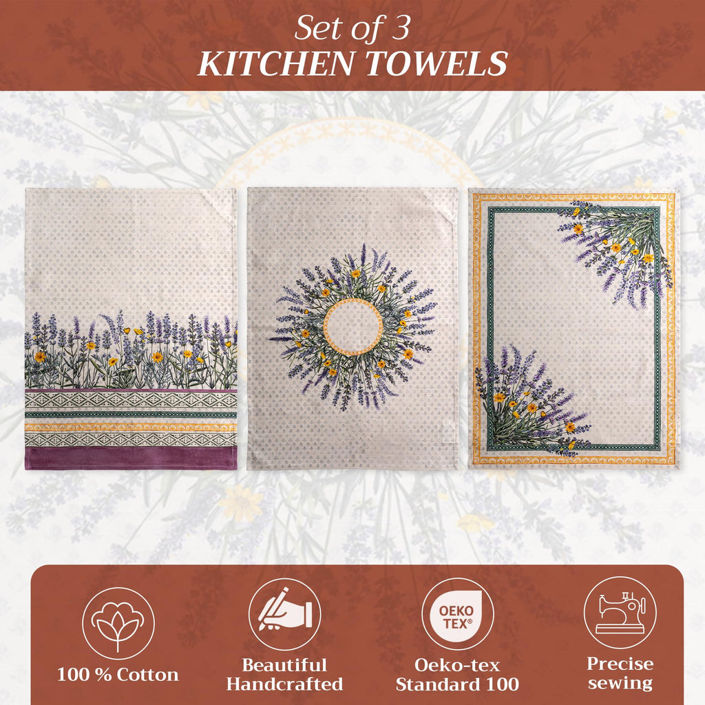 Fanny Lavender Kitchen Towels