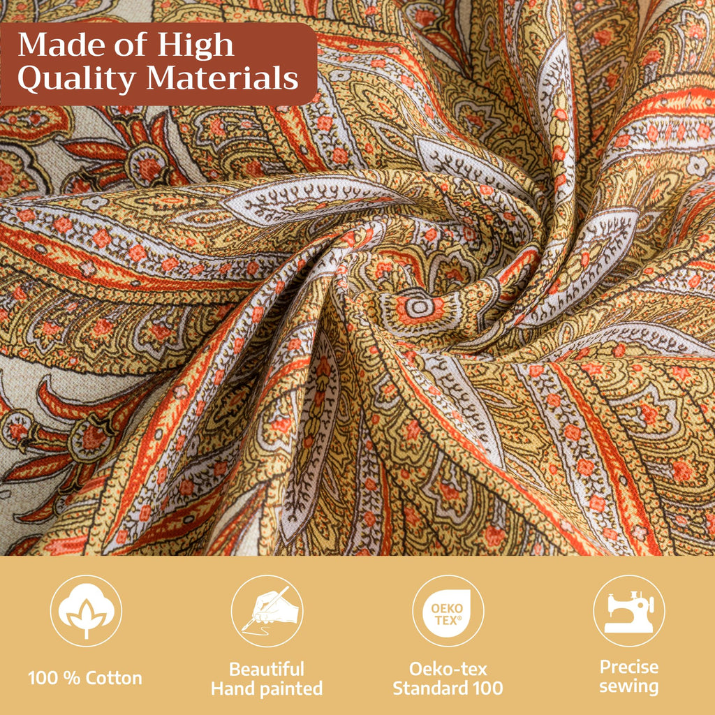 Kashmir Paisley Tablecloths