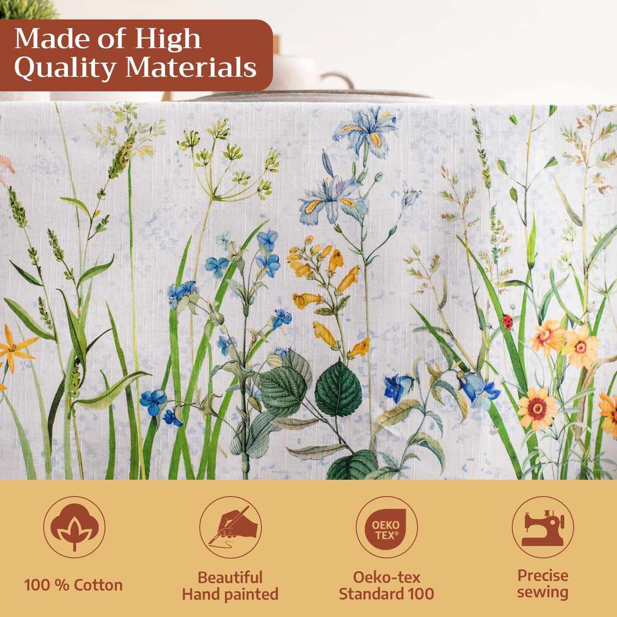 Fleurs De Mai Tablecloths