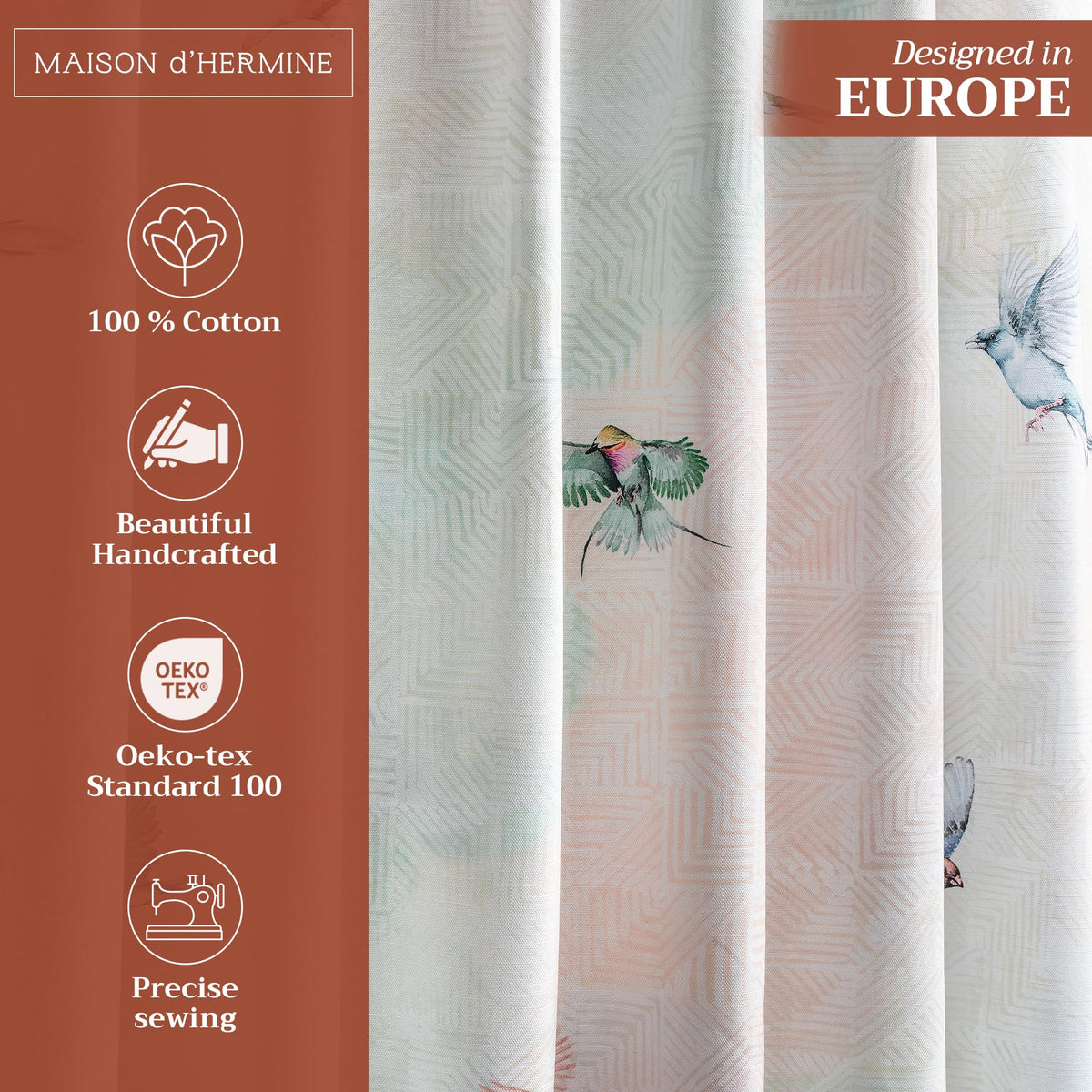 Flying Birds Curtains