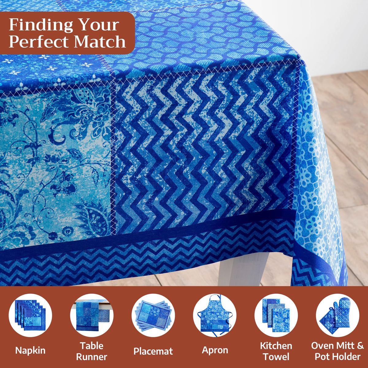 Indigo Love Tablecloths