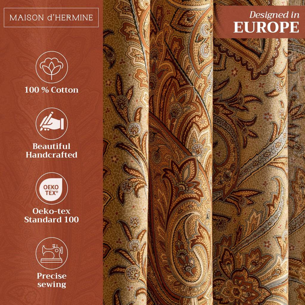 Kashmir Paisley Curtains