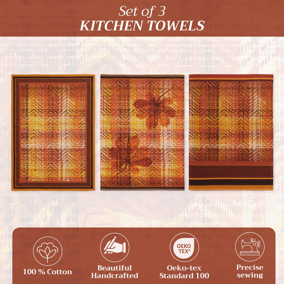 Thanksgiving Tartan Kitchen Towels