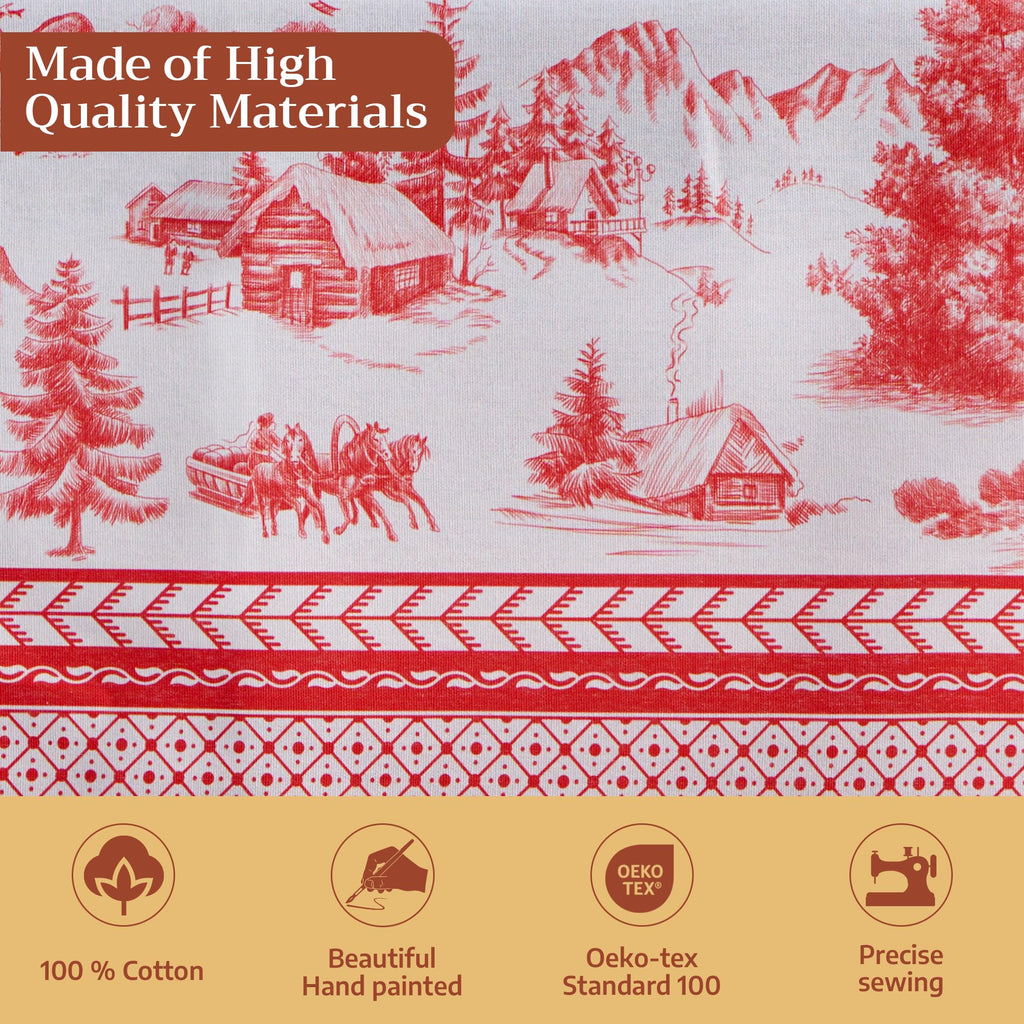 Winter Jouy Tablecloths