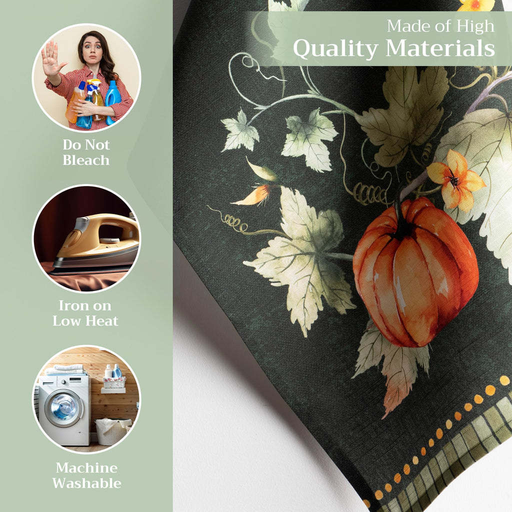 Pumpkin Garden Kitchen Towels