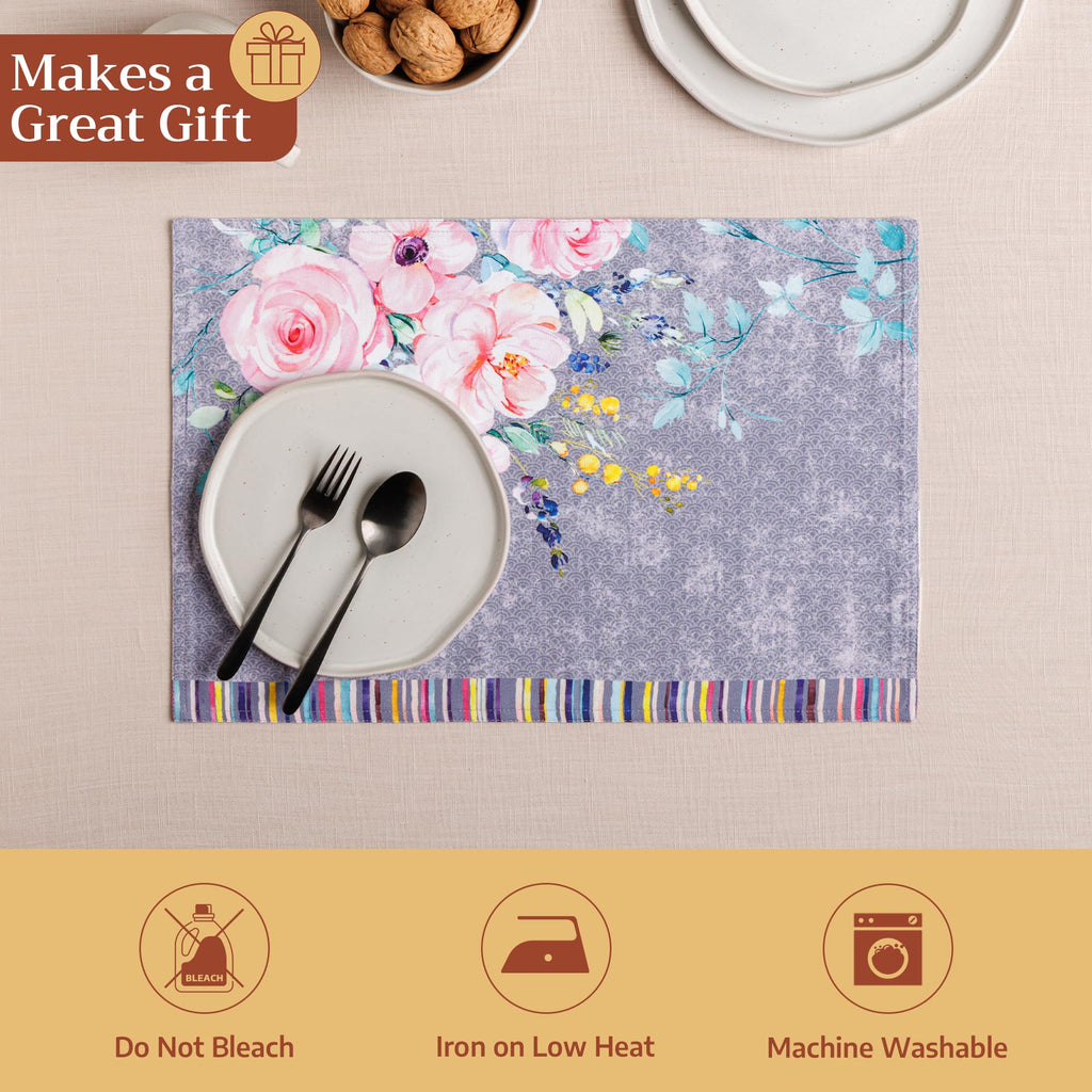Sweet Rose Lavender Placemats