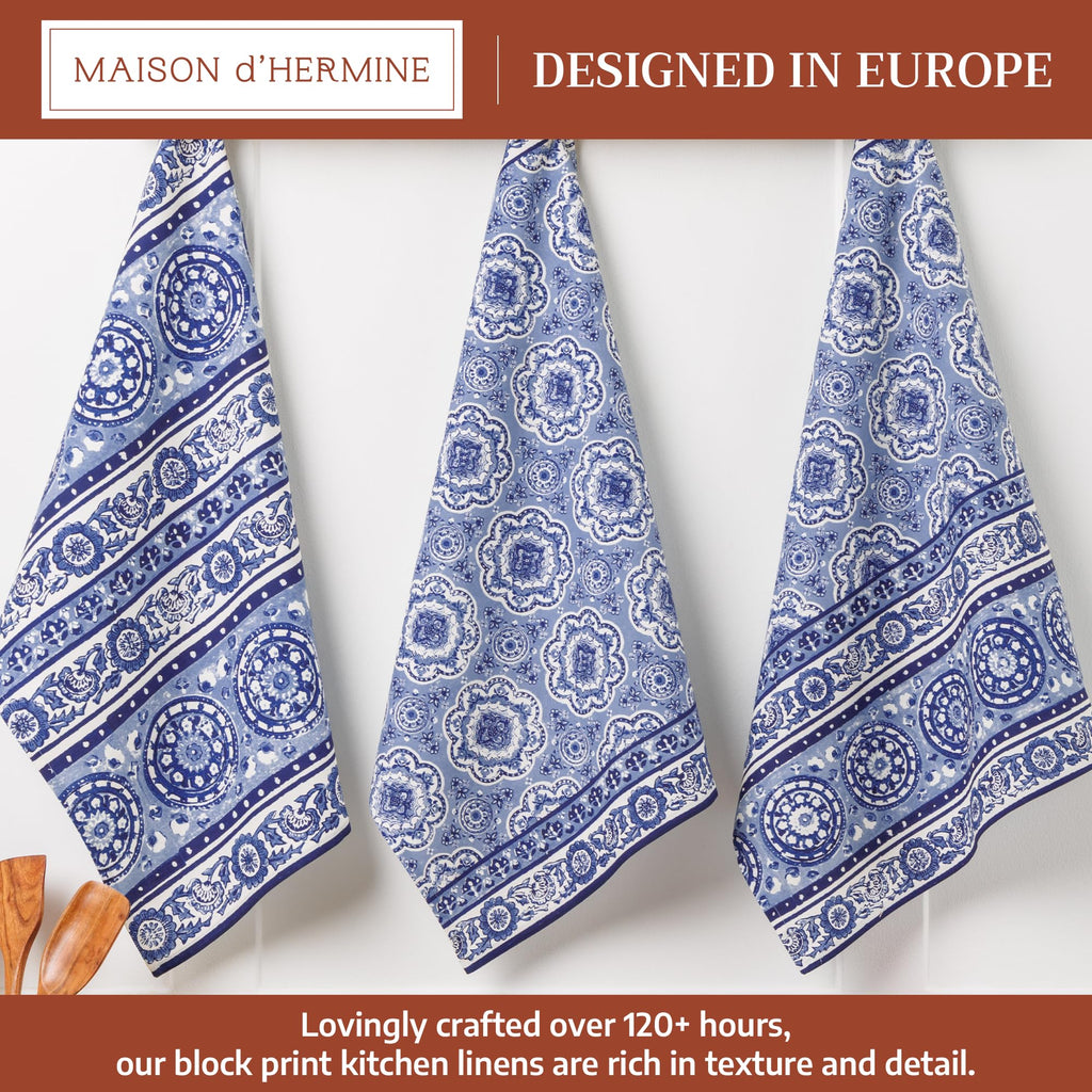 Melodie Bleue Kitchen Towels