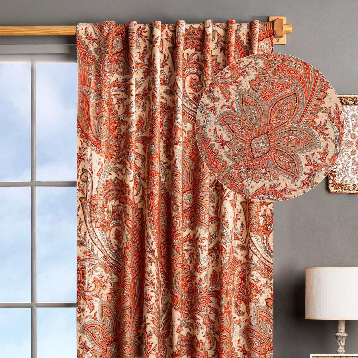 Kashmir Paisley Curtains