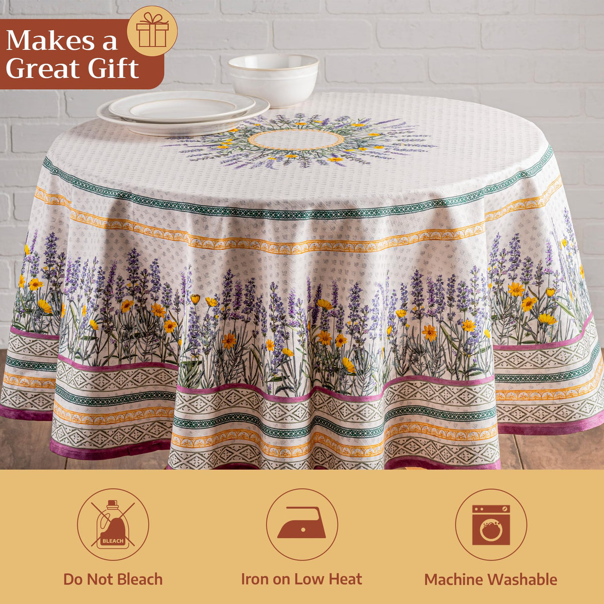 Fanny Lavender Tablecloths