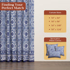 Melodie Bleue Curtains