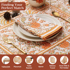 Pumpkin Spice Napkins