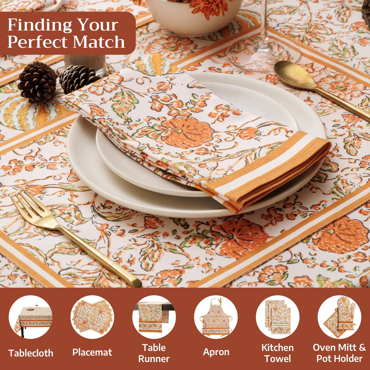 Pumpkin Spice Napkins