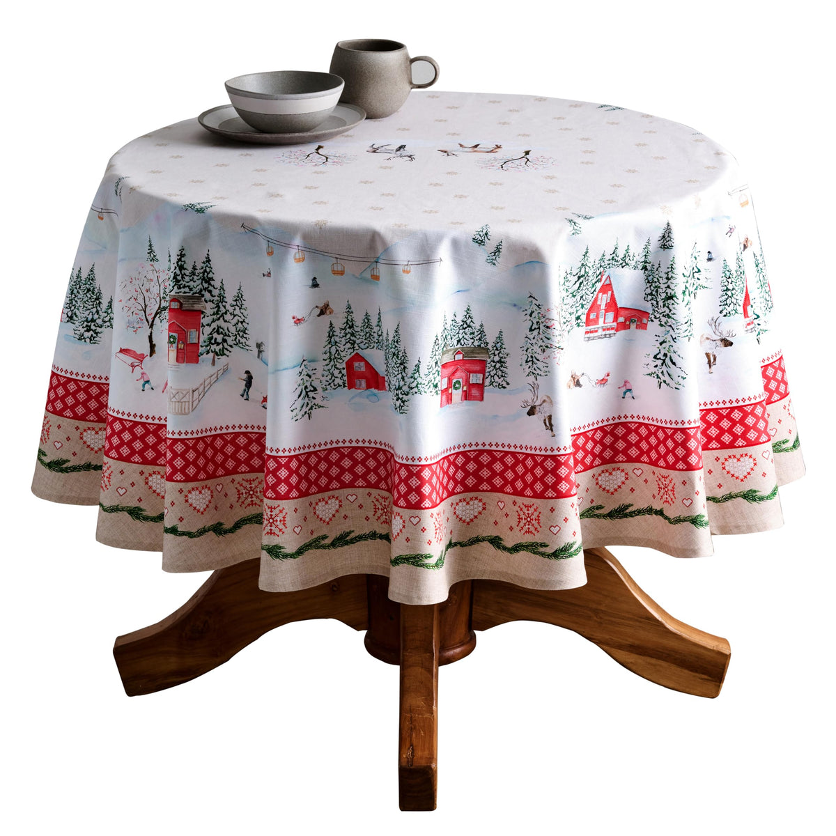 Rural Christmas Tablecloths