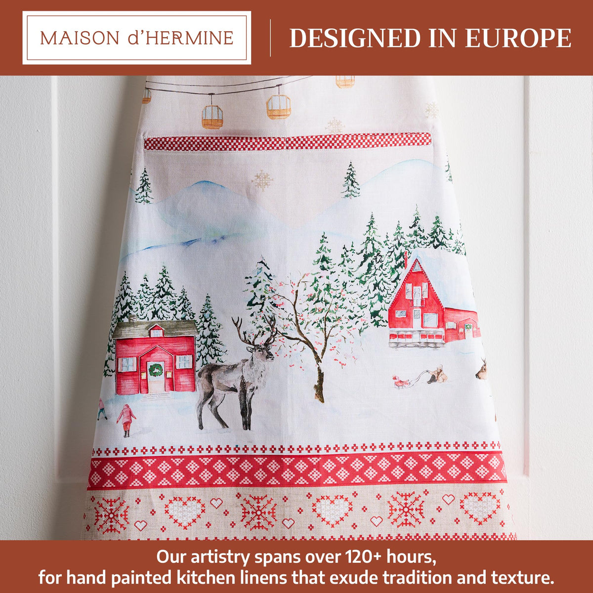 Rural Christmas Apron