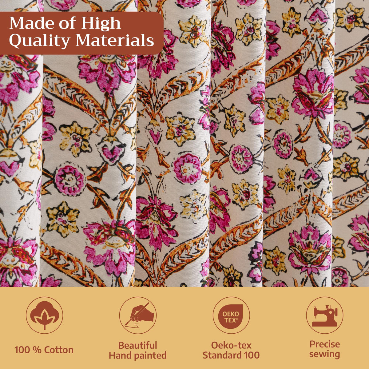 Loriol (Block) Curtains