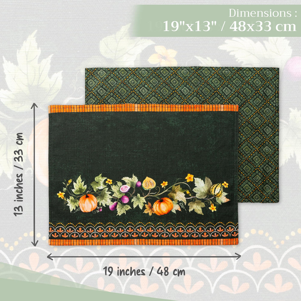 Pumpkin Garden Placemats