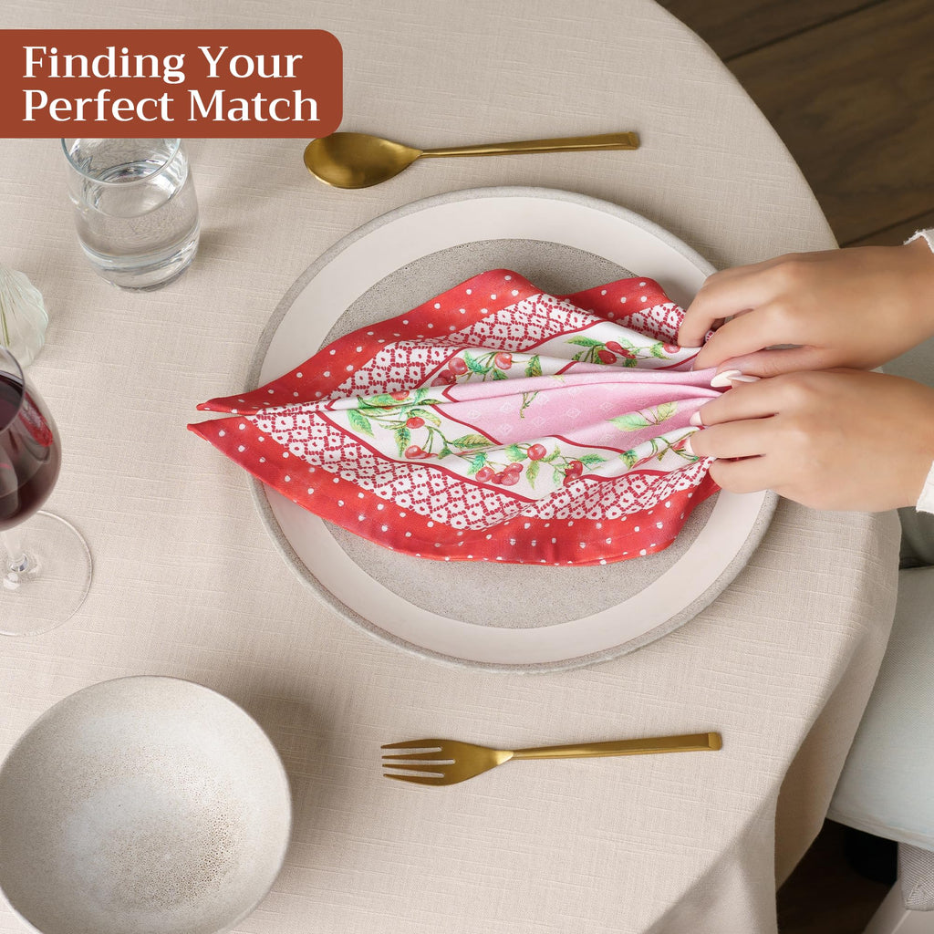 Pink Cherries Napkins