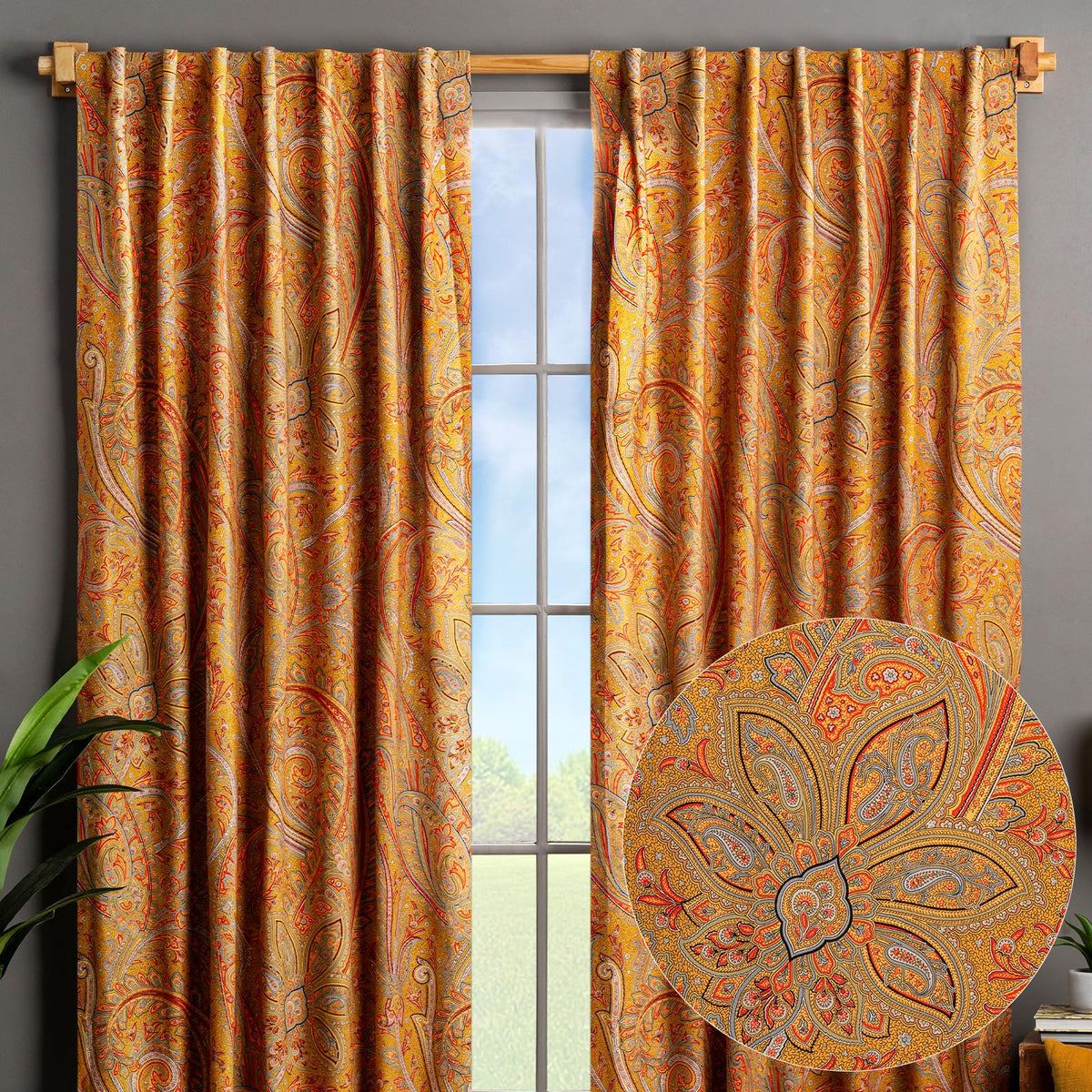 Kashmir Paisley Curtains
