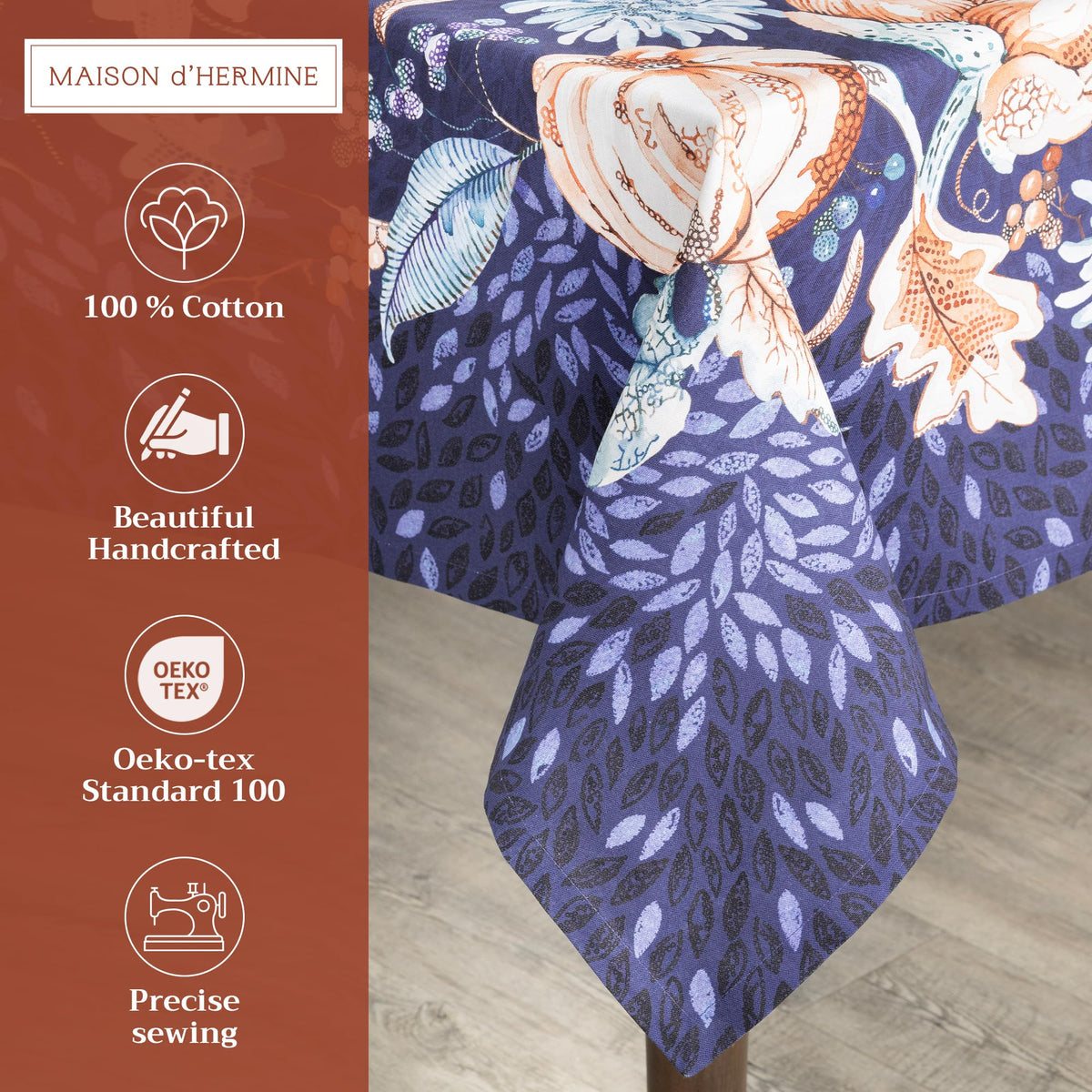 Pumpkin Blues Tablecloths