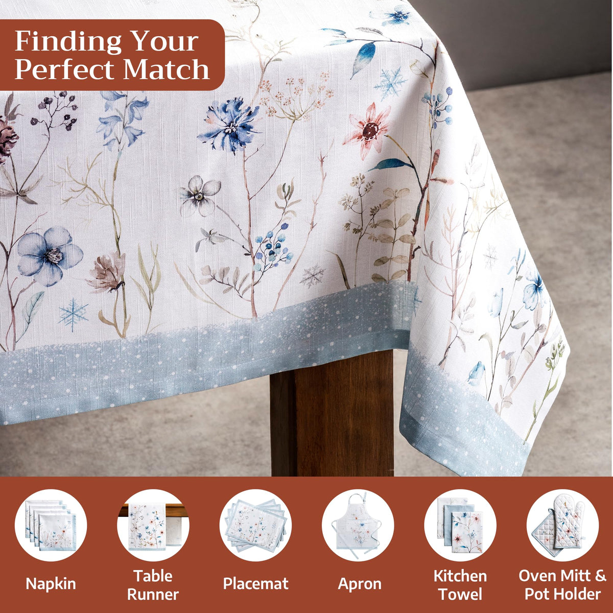 Ice Florals Tablecloths
