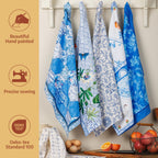 Classic Blues Kitchen Towels