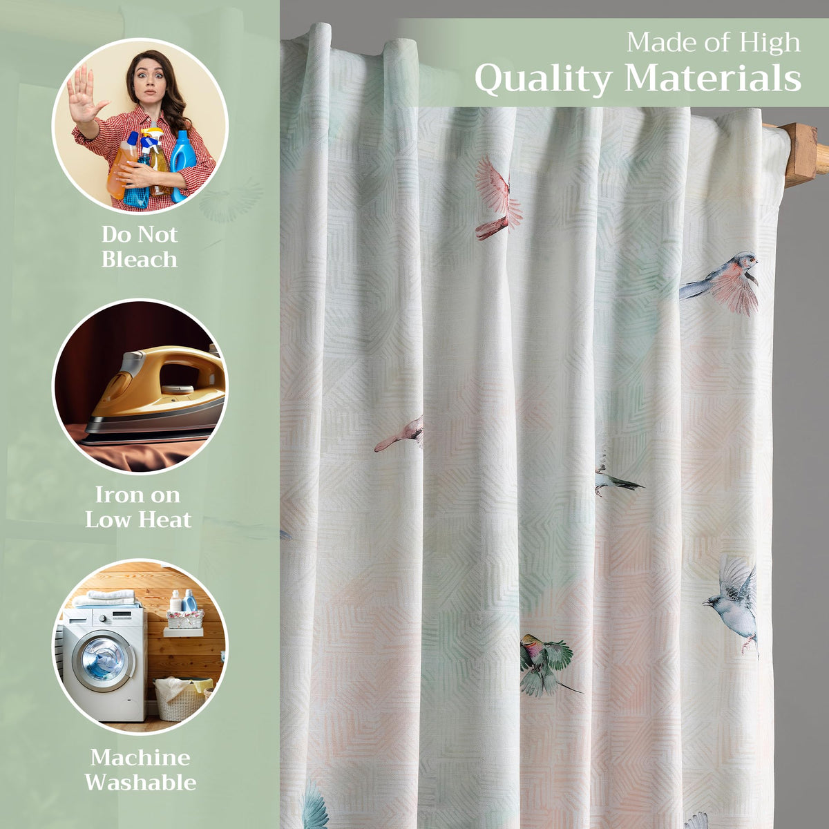 Flying Birds Curtains