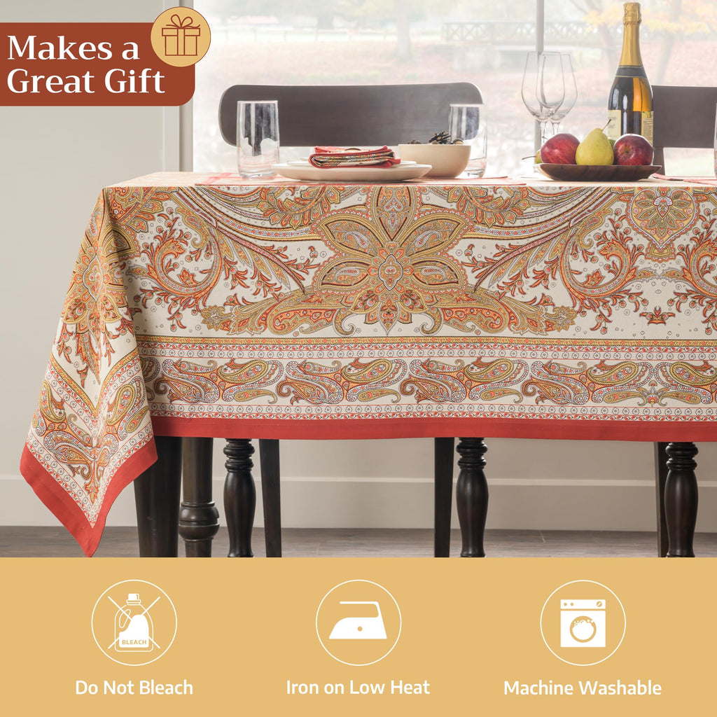 Kashmir Paisley Tablecloths