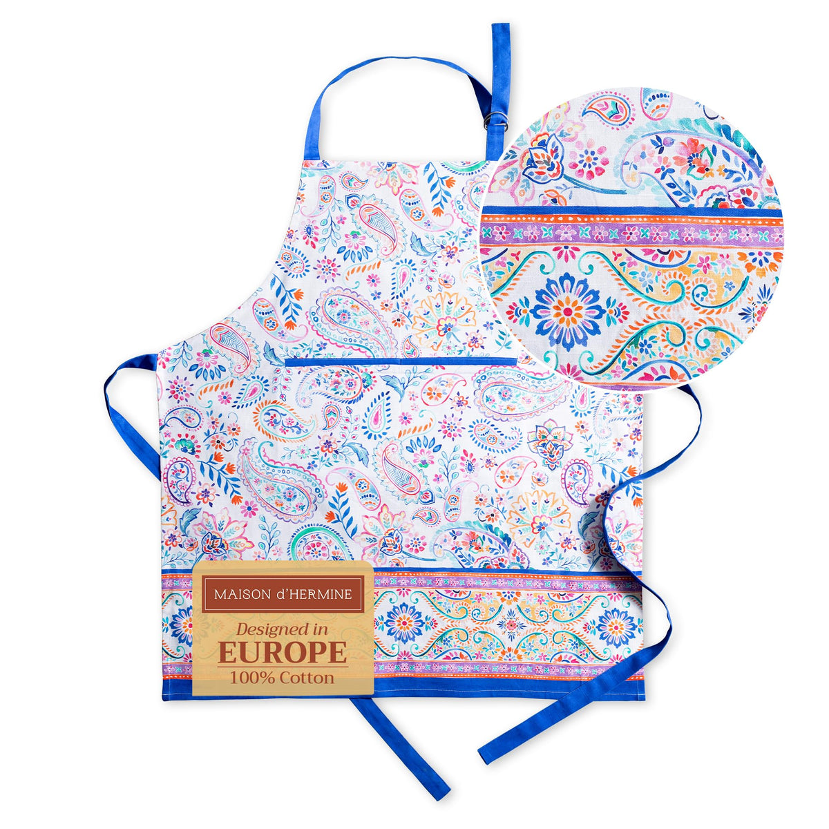 Indian Floral Apron