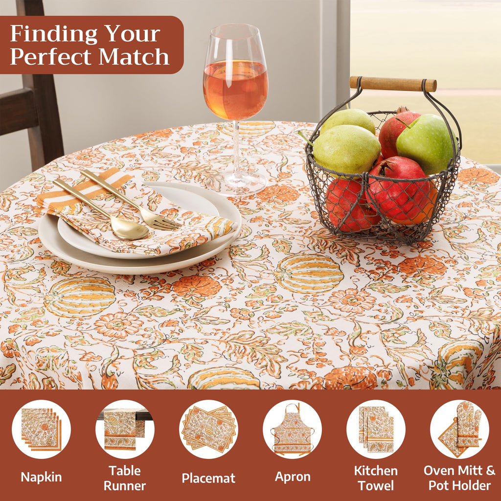 Pumpkin Spice Tablecloths