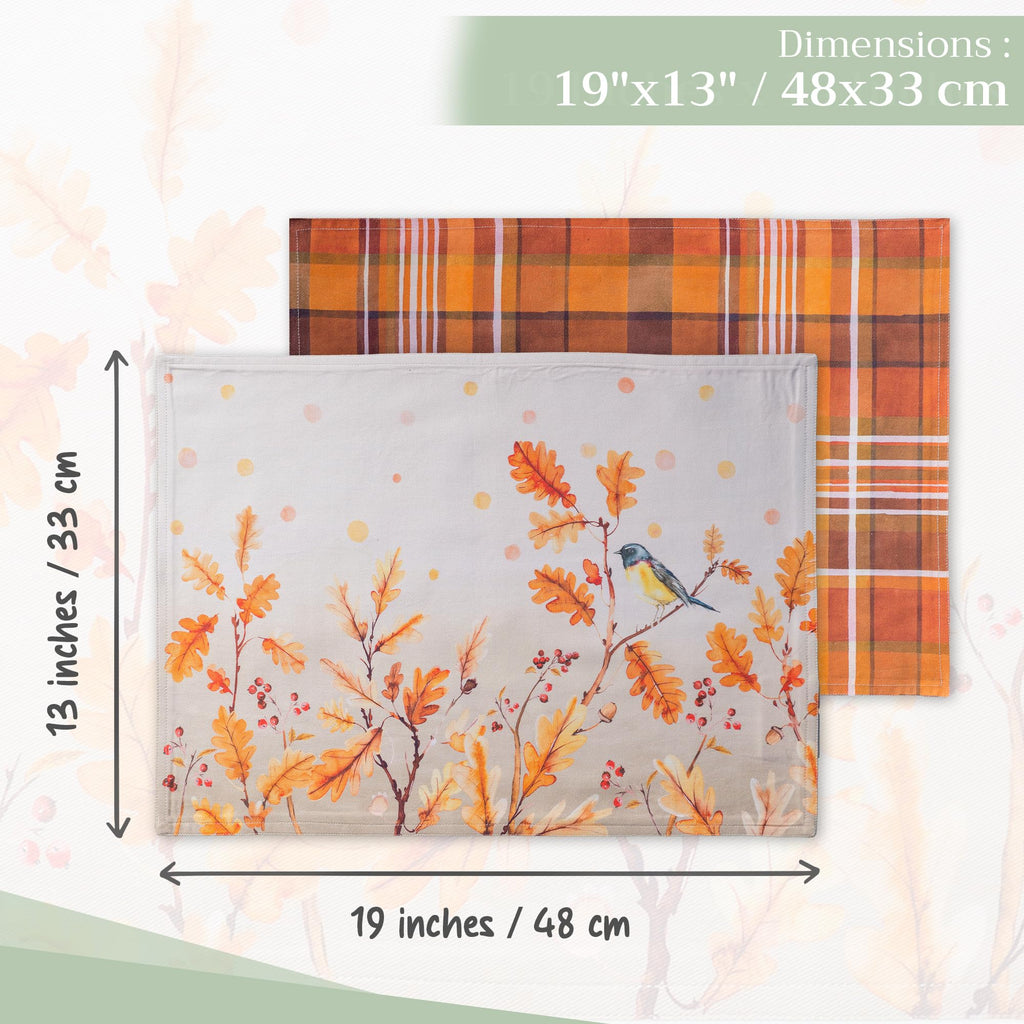 Oak Leaves Placemats