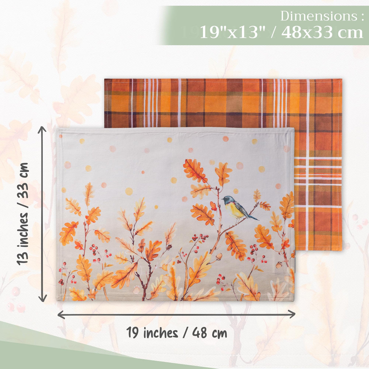 Oak Leaves Placemats